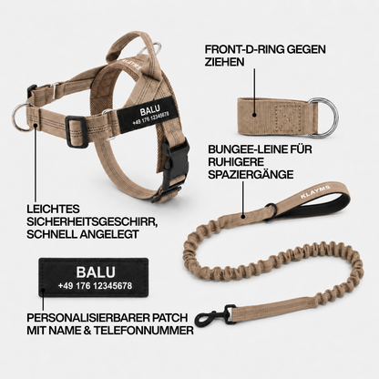 KLAYMS WalkPro – Personalisiertes Anti-Zug Bundle